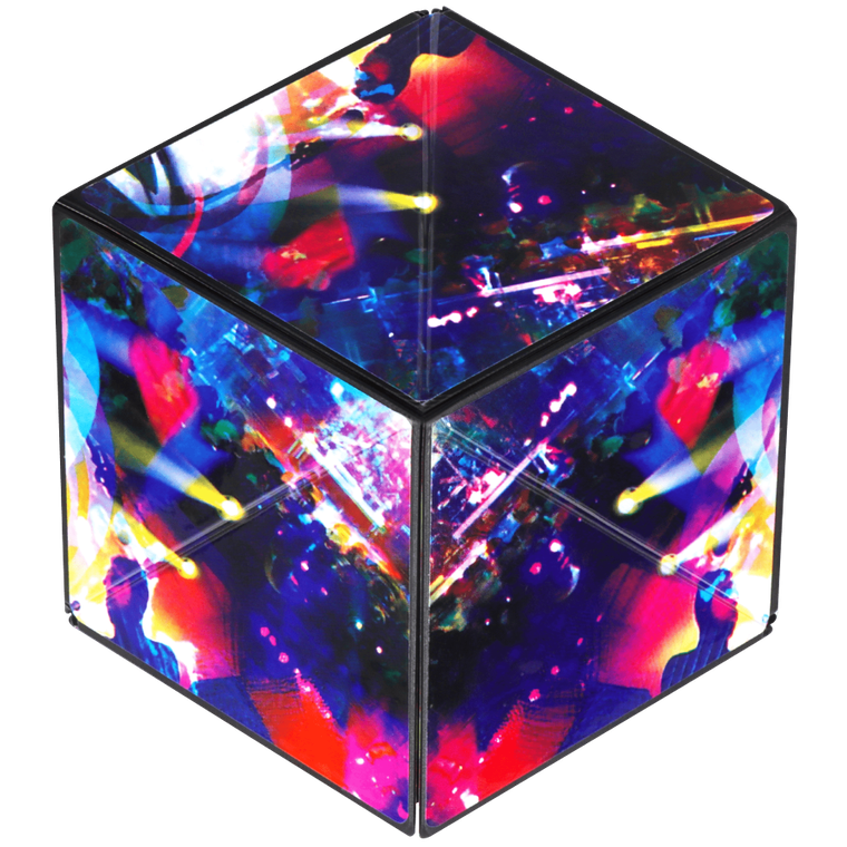 Shashibo, kostka magnetyczna, łamigłówka, Disco Plaid