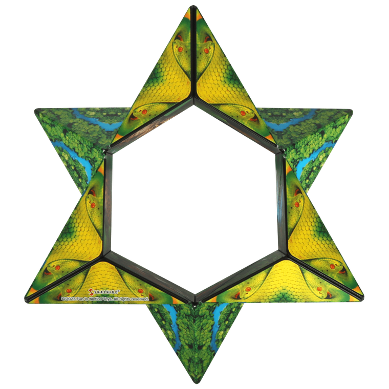 Shashibo, kostka magnetyczna, łamigłówka, Jungle