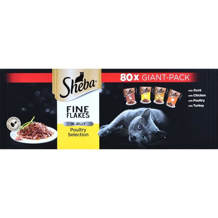 Sheba, Sheba Delicacy, drobiowe smaki w galaretce, 80-85g