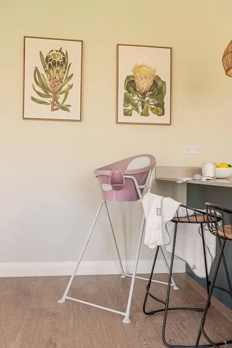 Shnuggle, Baby, wanienka dla niemowlaka z odpływem, Blossom Pink