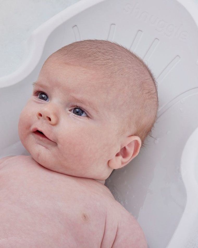 Shnuggle, leżaczek do kąpieli noworodka, eucalyptus