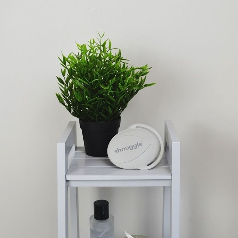 Shnuggle, szczotka silikonowa do włosów dla niemowląt, grey