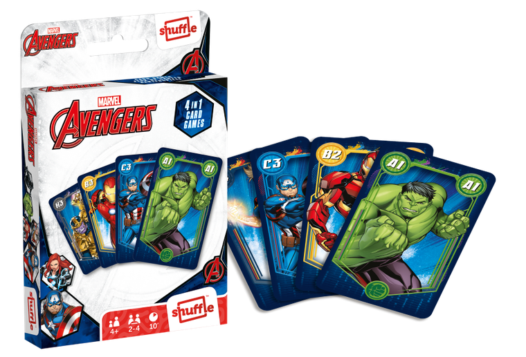 Shuffle, The Avengers, gra karciana 4w1