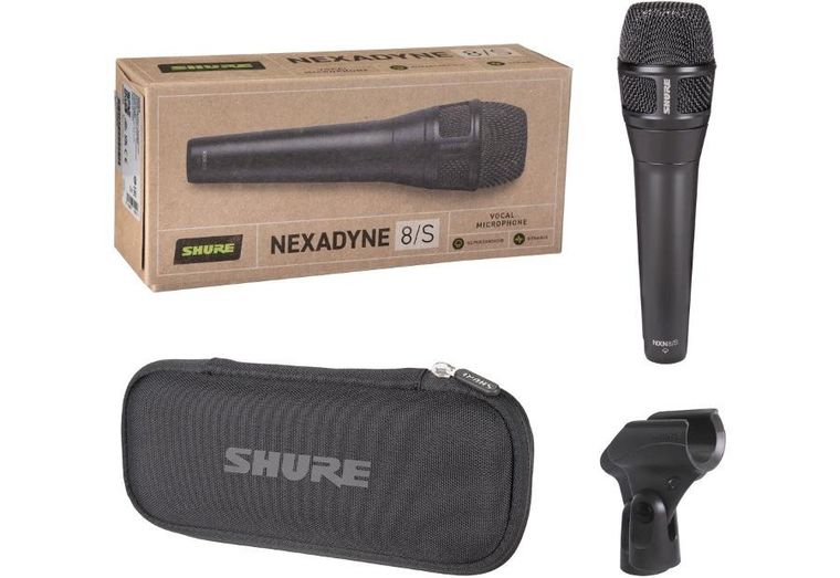 Shure, mikrofon dynamiczny, superkardioidalny ze złączem XLR, czarny