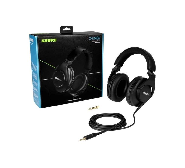 Shure, SRH440A-EFS, profesjonalne studyjne słuchawki nauszne, zamknięte