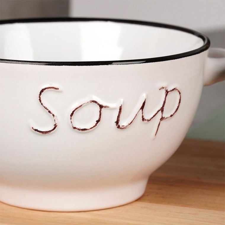 Siaki Collection, miska bulionówka, ceramiczna, 600 ml, 4 szt.