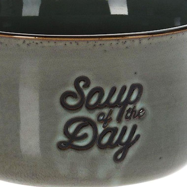 Siaki Collection, miska ceramiczna, zielona, 650 ml