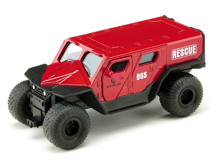Siku, Ciężarówka GHE-O Rescue, model pojazdu, 2307