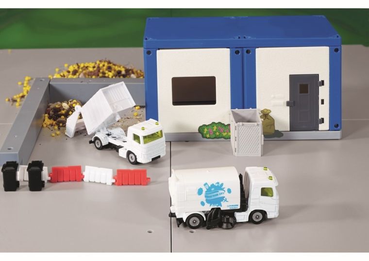 Siku, Oczyszczarka i śmieciarka, zestaw pojazdów, 1687