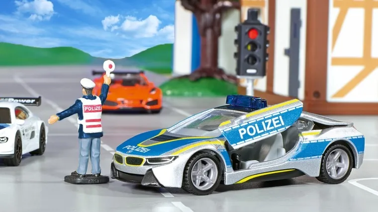 Siku Super, BMW i8 Policja, model pojazdu, 2303