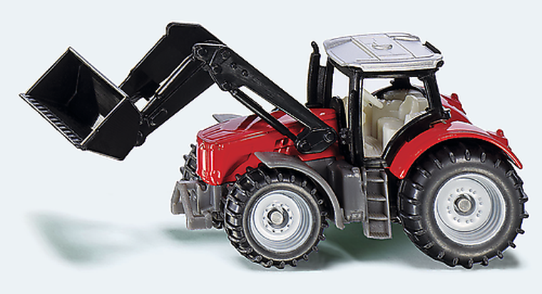Siku, Traktor Massey Ferguson z przednią ładowarką, model pojazdu, 1484