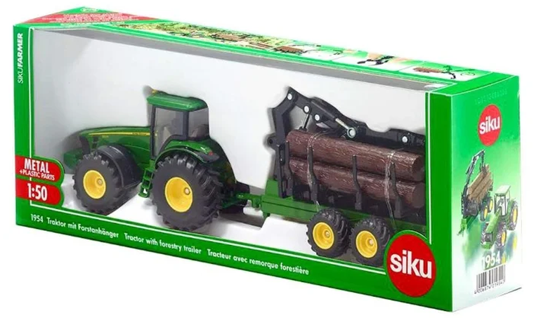 Siku, Traktor z przyczepą leśną, model pojazdu, 1954