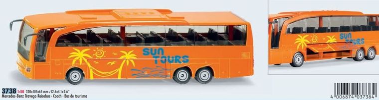Siku, Travego Mercedes Benz, autokar, model pojazdu, 3738