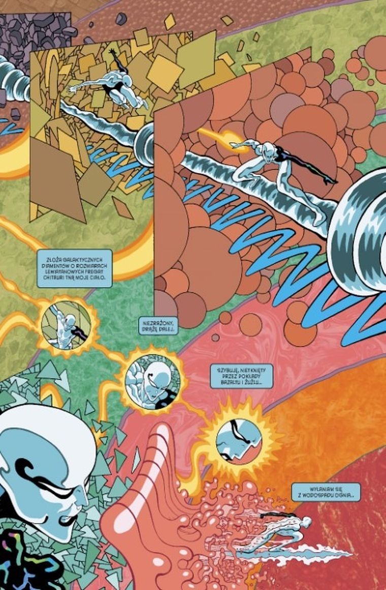 Silver Surfer. Czarny