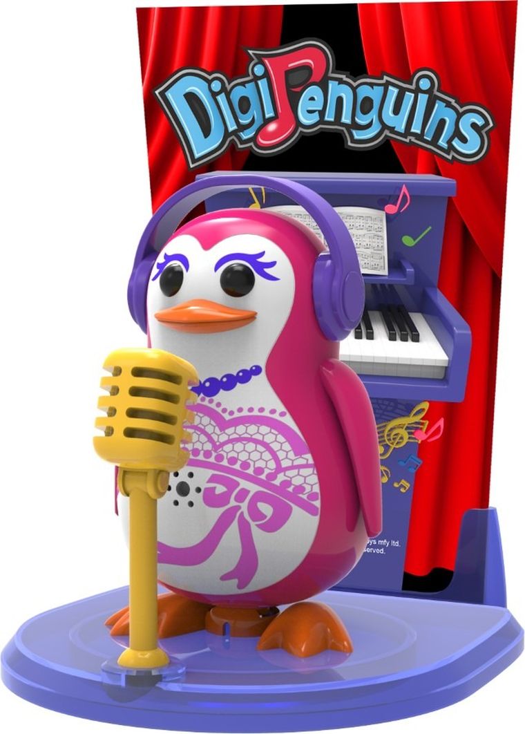 Silverlit, DigiPenguins, Pingwinek ze sceną, zabawka interaktywna
