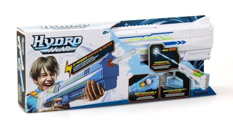 Silverlit, Hydro M.A.D. pistolet na wodę, biały