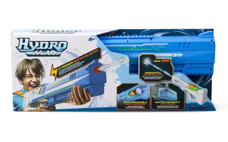 Silverlit, Hydro M.A.D. pistolet na wodę, niebieski