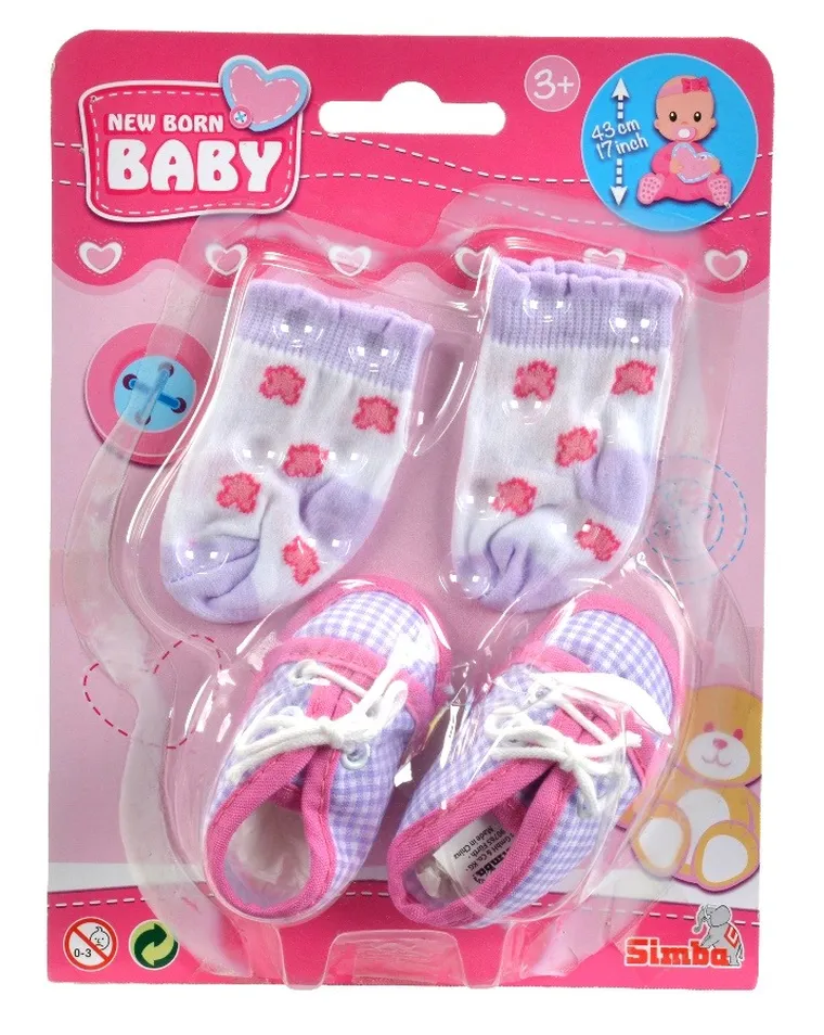 Simba, New Born Baby, buciki i skarpetki