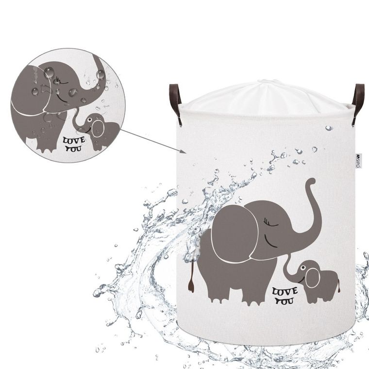 Sipo, kosz na zabawki XL, bawełniany, wodoodporny, zamykany na ściągacz, Koala