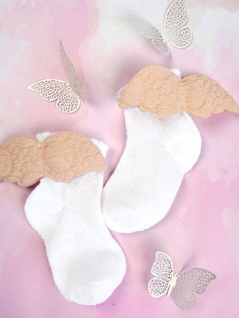 Skarpetki dziewczęce, białe, Milusie