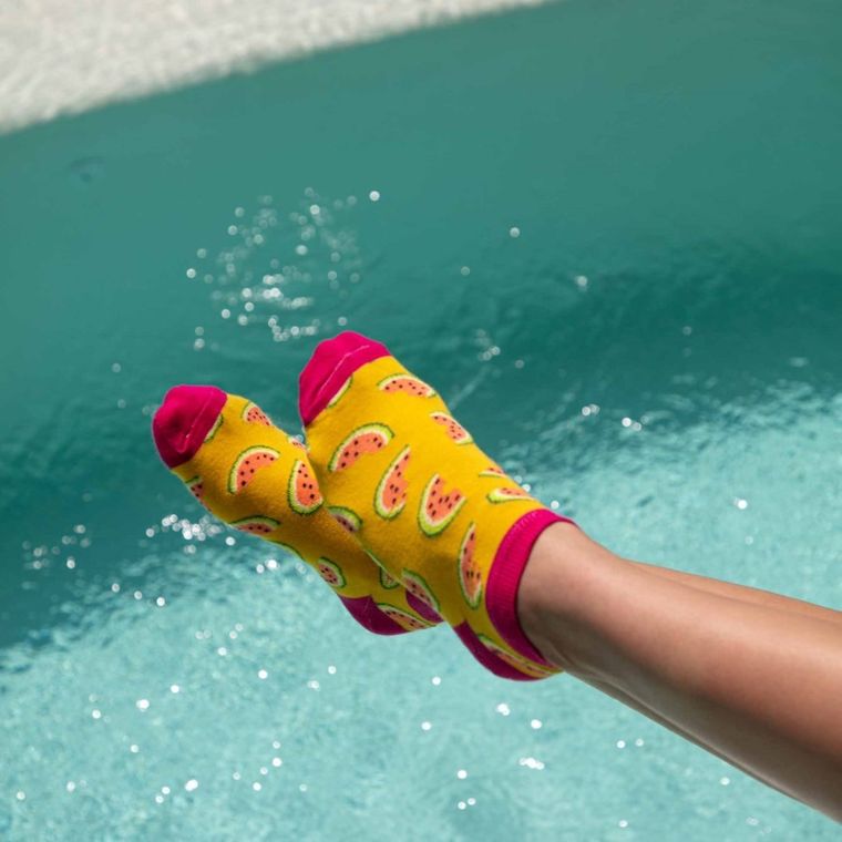 Skarpetki, stopki, żółte, Adrian