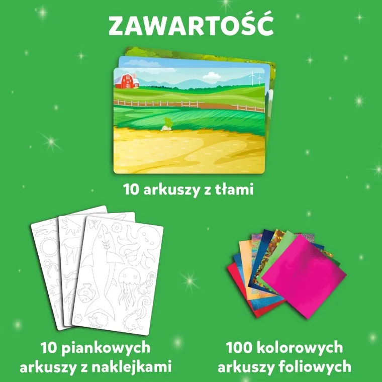 Skillmatics, Foil Fun, Świat Zwierząt, zestaw artystyczny
