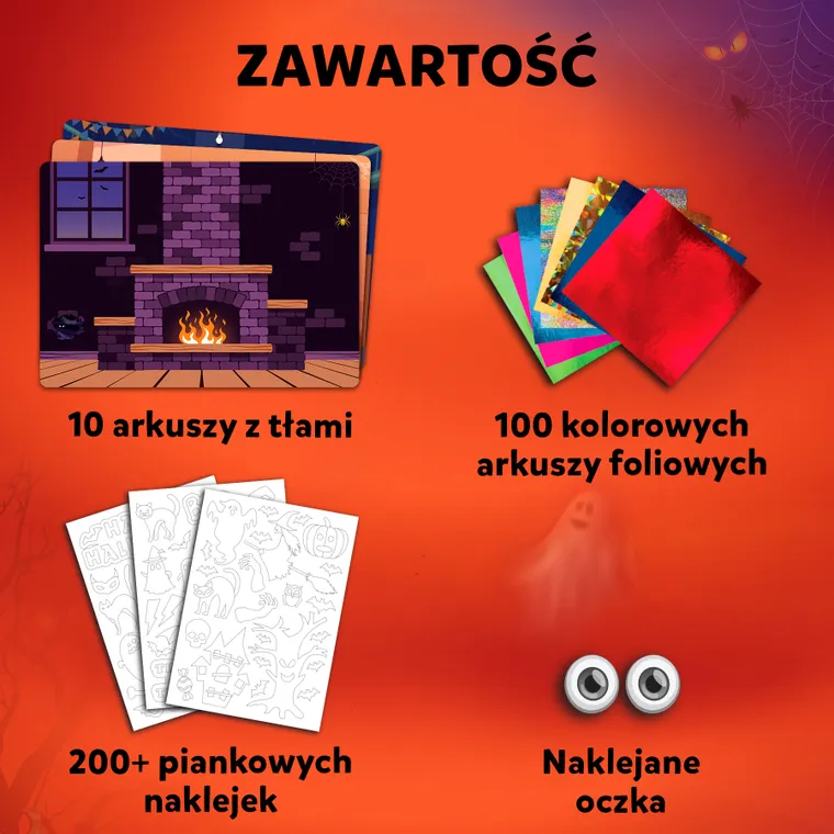 Skillmatics, Foil Fun, Upiorna Zabawa, zestaw artystyczny