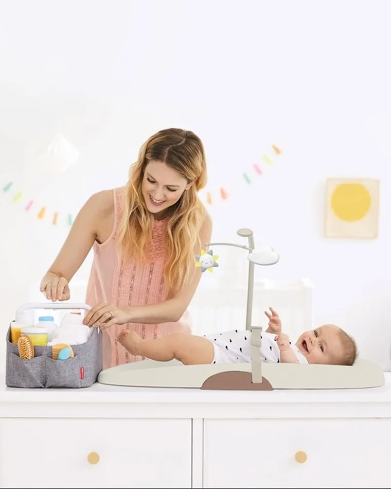 Skip Hop, Oat, przewijak z pałąkiem, beżowy