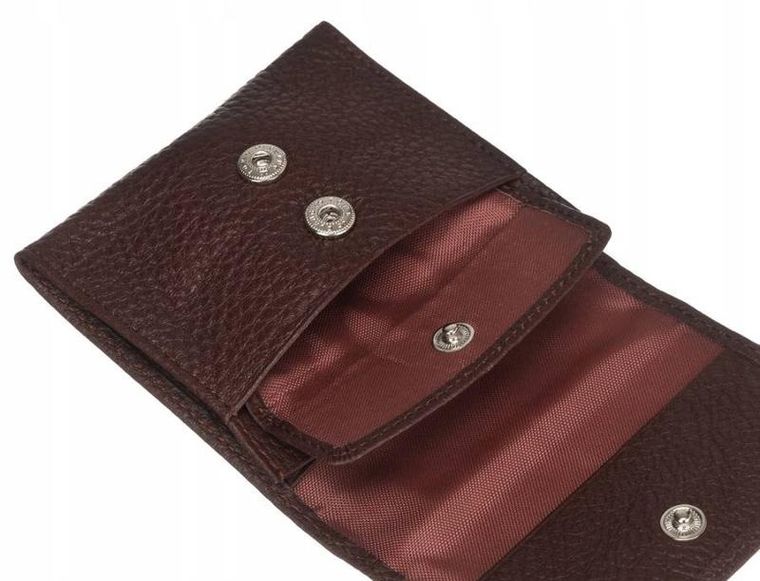 Skórzana portmonetka na zatrzask, Peterson