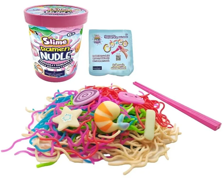 Slime, Ramen Nudle, marzenie jednorożca, zestaw kreatywny