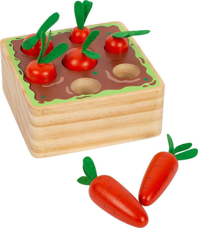 Small Foot, drewniany sorter, marchewka