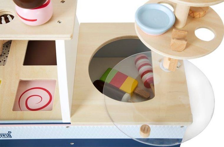 Small Foot, lodowy bufet, drewaniany zestaw lodów z ladą