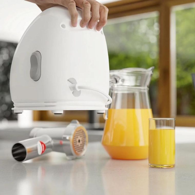 Smapp, maszynka do mielenia z szatkownicą, biała