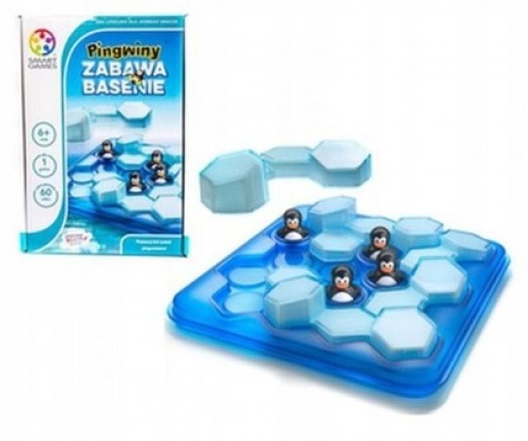 Smart Games, Penguins Pool Party, wersja angielska, gra logiczna