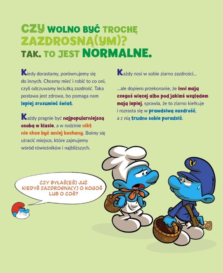 Smerfy i świat emocji. Smerf, który był zazdrosny