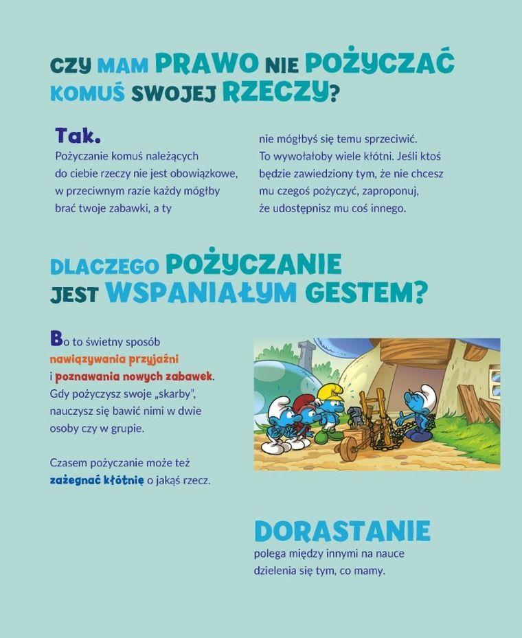 Smerfy i świat emocji. Tom 12. Smerf, który miał dość pożyczania swoich rzeczy