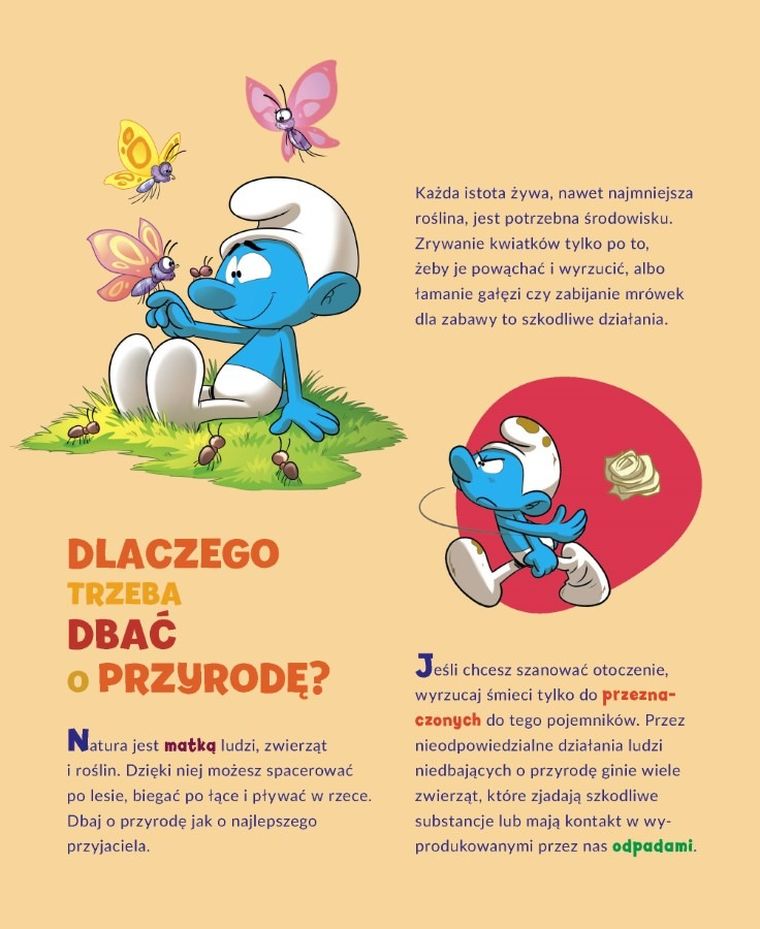 Smerfy i świat emocji. Tom 8. Smerf, który śmiecił