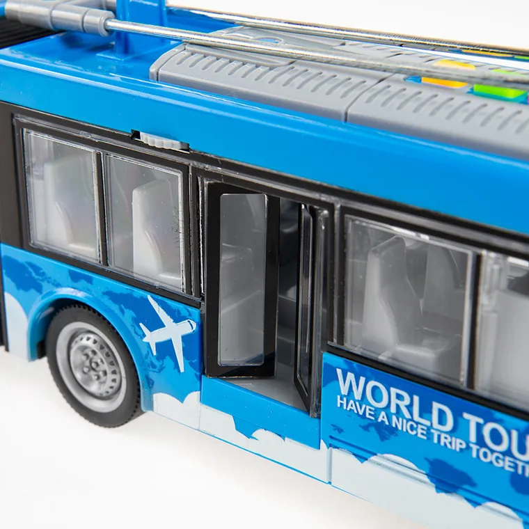 Smiki, Autobus, pojazd, światło i dźwięk, niebieski