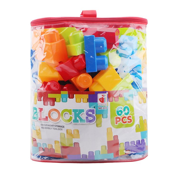 Smiki, Blocks, klocki w torbie, 60 elementów