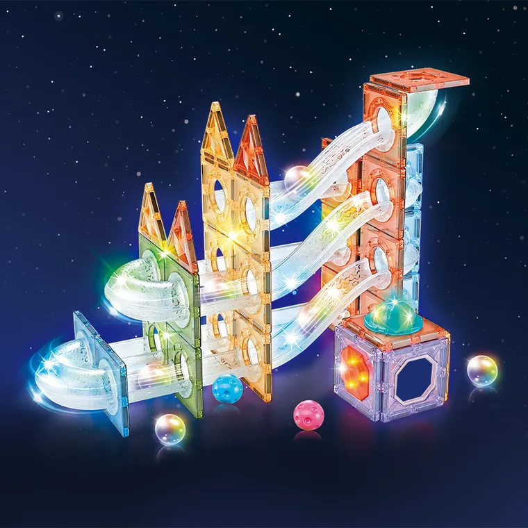 Smiki, Bloxnetic, podświetlane klocki magnetyczne, 85 elementów