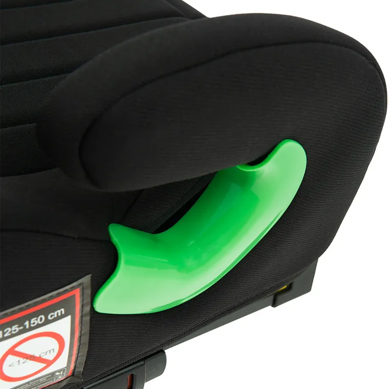Smiki, Booster iSize, podstawka samochodowa, isofix, czarna, 125-150 cm