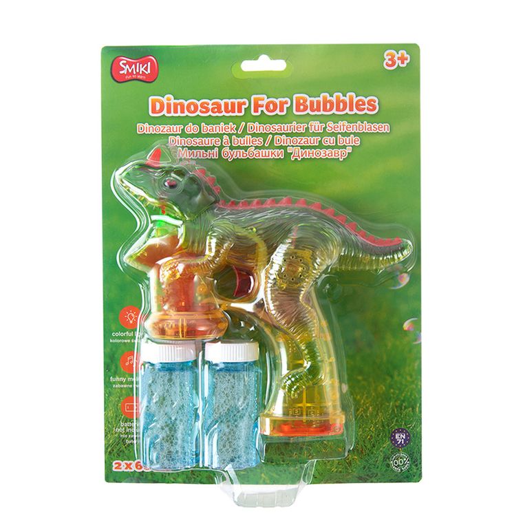 Smiki, Dinozaur, bańki mydlane, światło i dźwięk