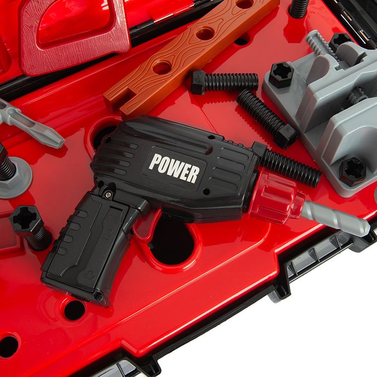 Smiki, duży warsztat majsterkowicza, stół narzędziowy