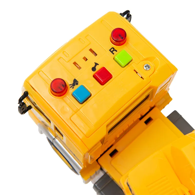 Smiki, Dźwig, pojazd interaktywny, światło i dźwięk, żółty, 1:20