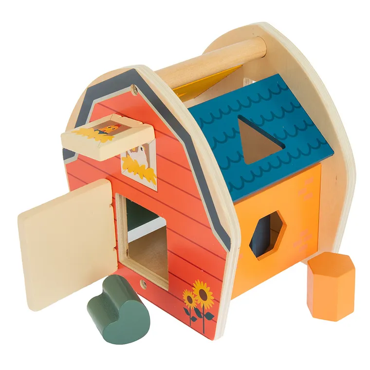 Smiki, Farma, drewniany sorter, 5 elementów