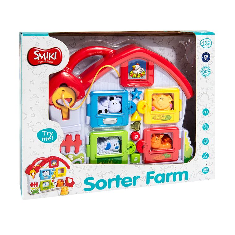 Smiki, Farma niespodzianek, sorter, zabawka interaktywna