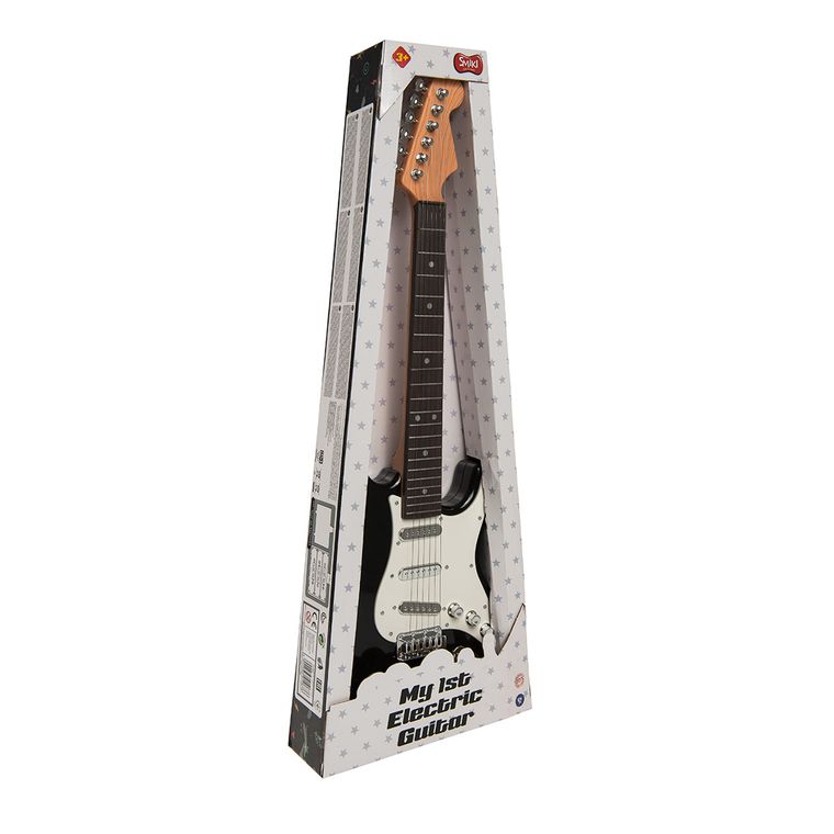 Smiki, Gitara elektryczna, czarna, 70 cm