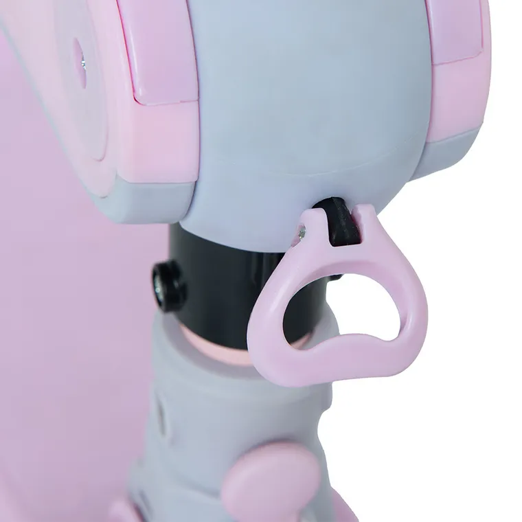 Smiki, hulajnoga 3-kołowa z siedzeniem, różowa