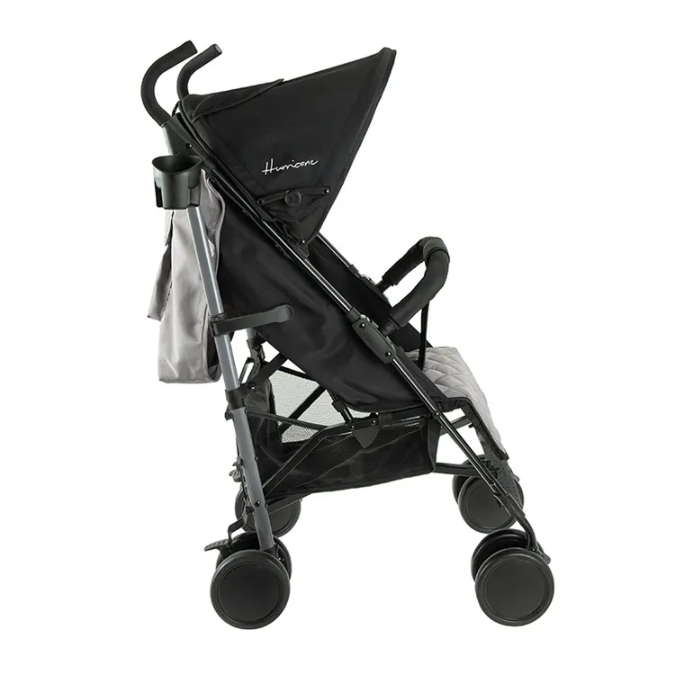 Smiki, Hurricane, wózek spacerowy, szaro-czarny
