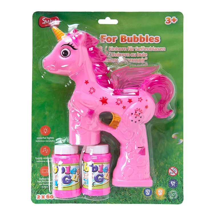 Smiki, Jednorożec, bańki mydlane, światło i dźwięk